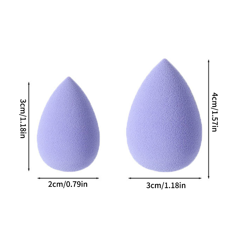 12 pièces bouffée de poudre visage Triangle éponge de maquillage bouffées de velours doux pour poudre libre réglage poudre mélangeur fond de teint éponge Be