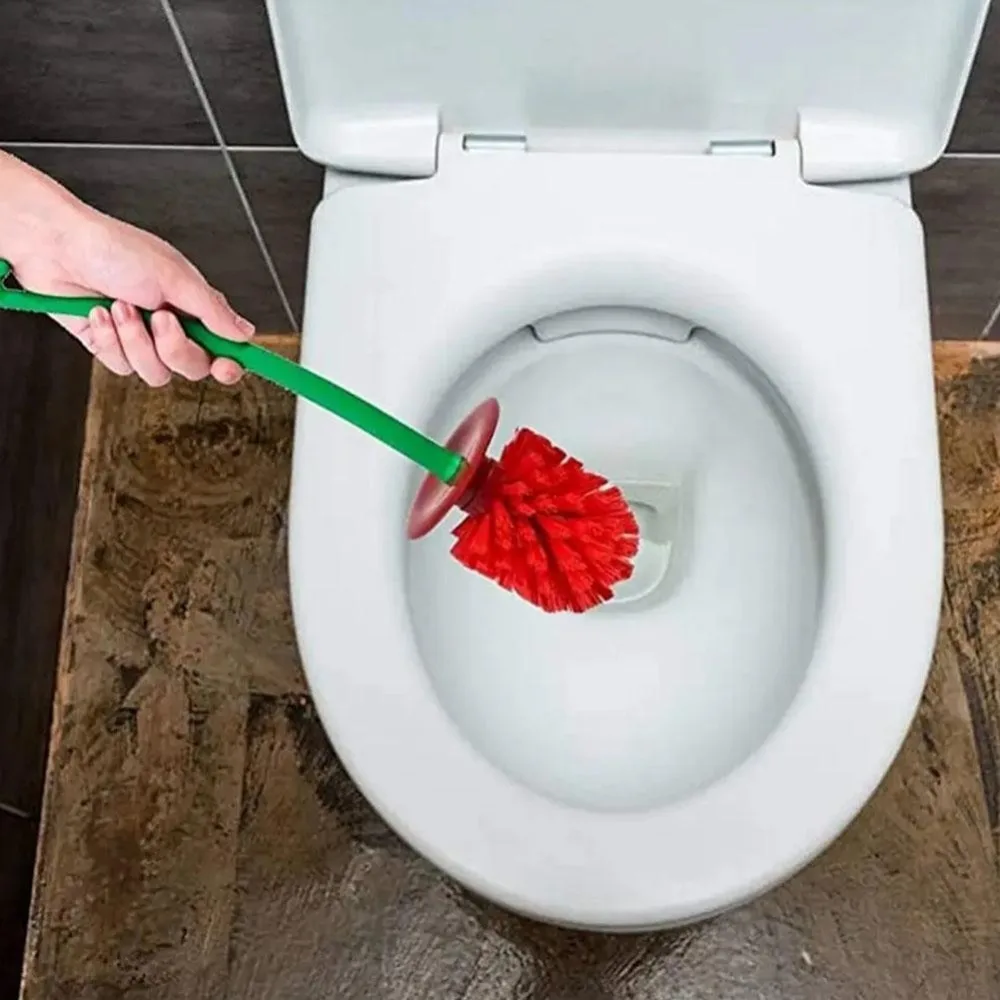 Scopino per wc scopino per la pulizia della toilette Set di scopino per wc a parete con setole morbide in plastica strumento per la pulizia del bagno della casa