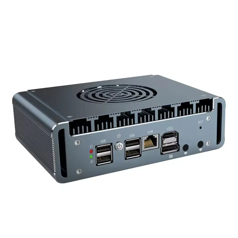 Intel N150 N100 Firewall Appliance 6x2.5G i226-V Мини-ПК DDR5 2xNVMe Промышленный компьютер pfSense Домашний сервер OPNsense Proxmox