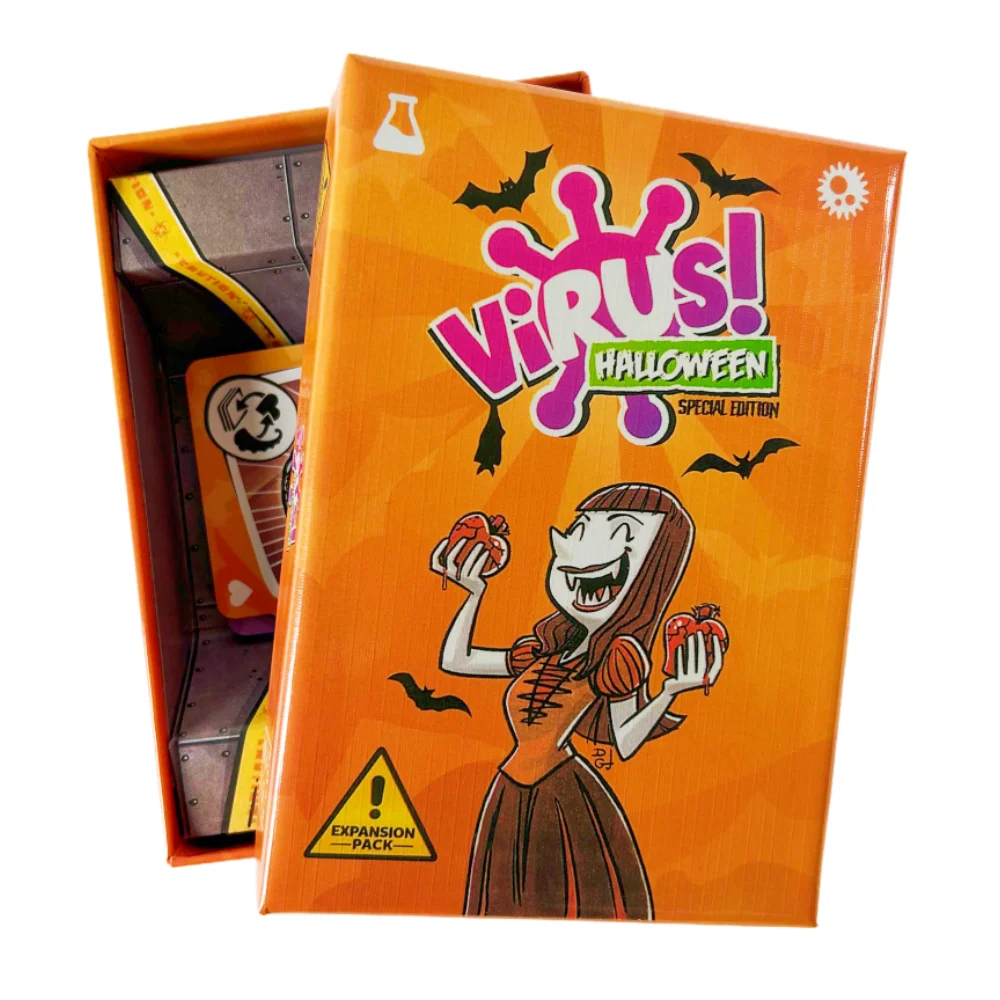 Virus 1 2 3 Board Game The Contagiously Fun Card Game Spanish English Version Party Game for Fun Family Game