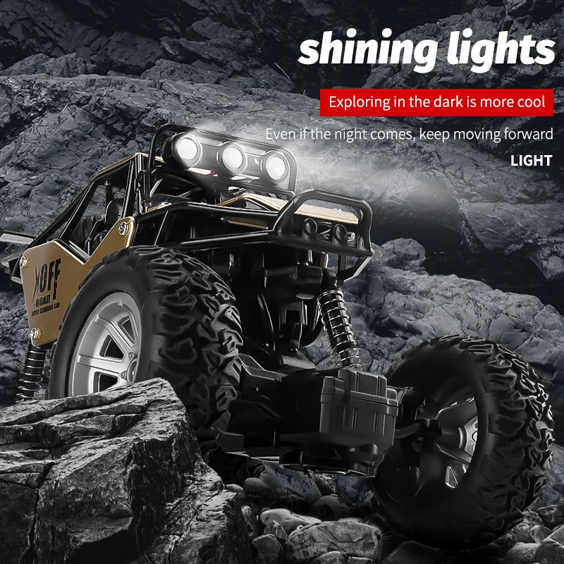 ZWN 1:20 RC รถที่มีไฟ LED 2.4G วิทยุรีโมทคอนโทรลรถยนต์ Buggy Off-Road Control รถบรรทุกของเล่นเด็กสําหรับของขวัญเด็ก