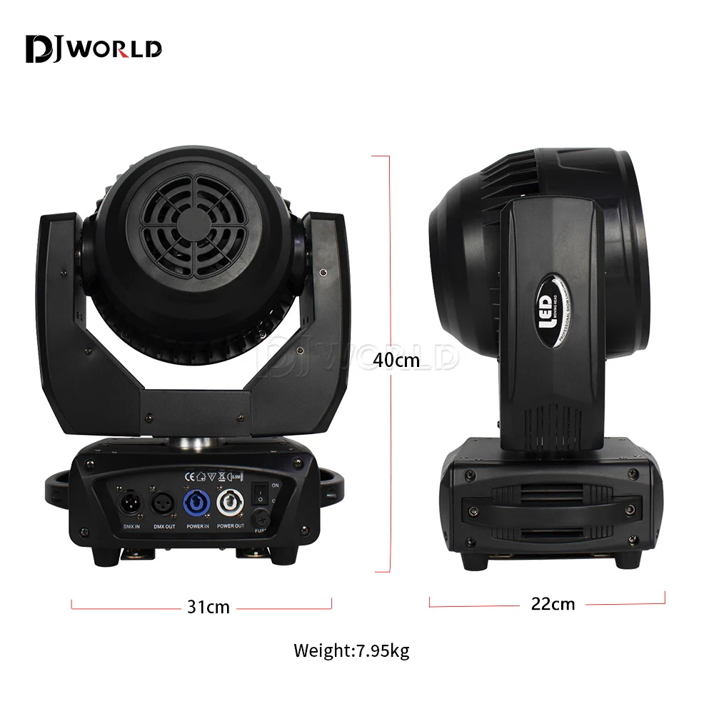 19x15W LED Wash Zoom Beam Moving Head Light RGBW DMX 512 สําหรับ Professional Stage Disco Party Bar KTV Bar Stage Effect Lighting