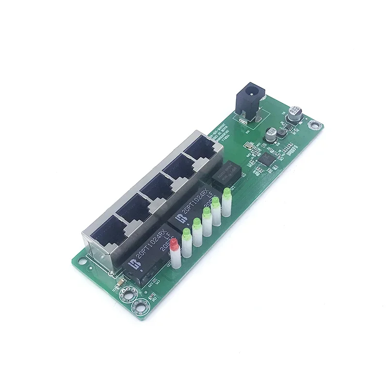 Ethernet Switch Industrie 5port 10/100M Netzwerk Ethernet Switch 5V/12V Stromeingang Temperatur-40 bis 75 ℃