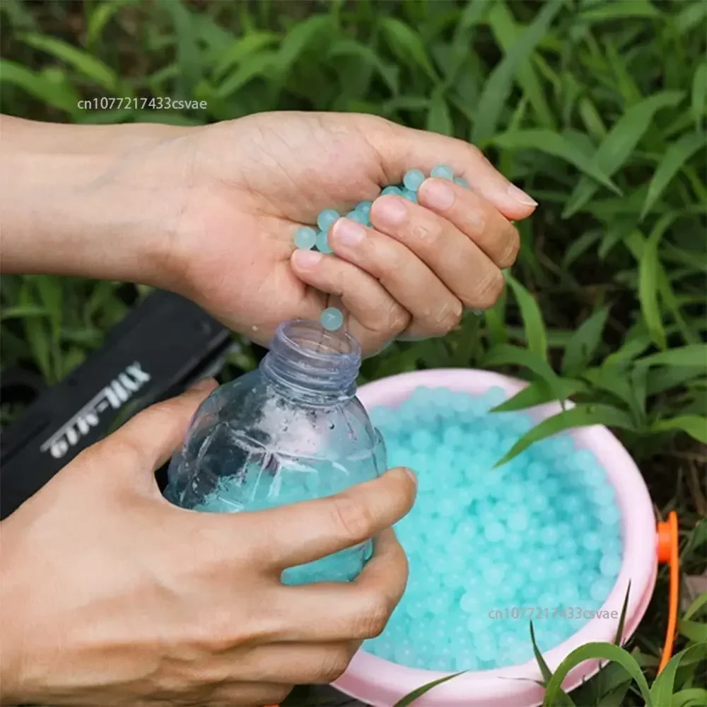 ลูกปัดน้ำการตกแต่งบ้าน100000ชิ้นเม็ดไข่มุกเม็ดพอลิเมอร์ไฮโดรเจลใส่คริสตัลดินโคลน Grow งานแต่งงานเจลลี่วิเศษ