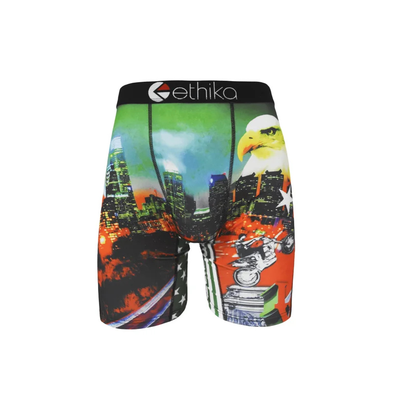 Ethika กางเกงในผู้ชายพิมพ์เซ็กซี่กางเกงบ็อกเซอร์ Cueca กางเกงในชายกางเกงบ็อกเซอร์กางเกงในบ็อกเซอร์กางเกงในชายขนาดใหญ่พิเศษ