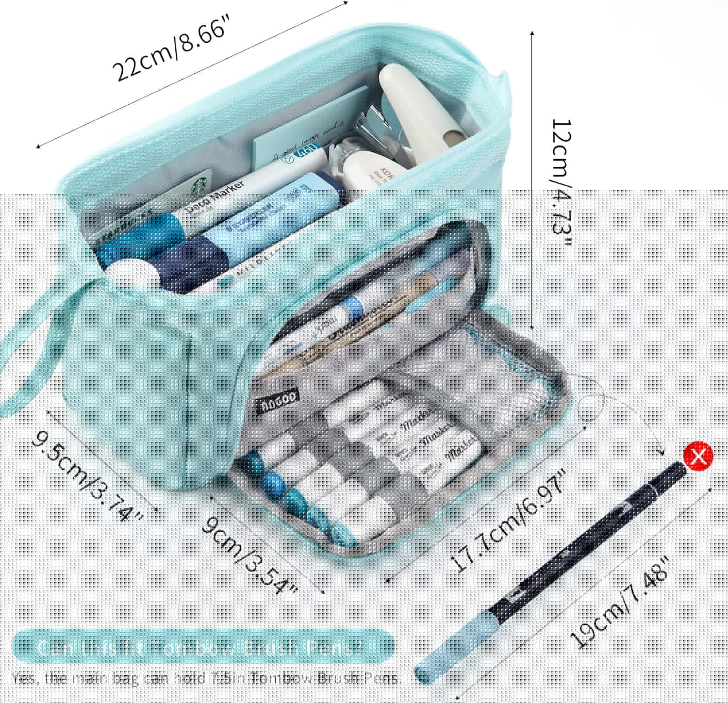 Kawaii Etui Grote Capaciteit Cosmetische Tas Leuke Pouch Box Terug naar School Pen Tas Levert Koreaans Briefpapier