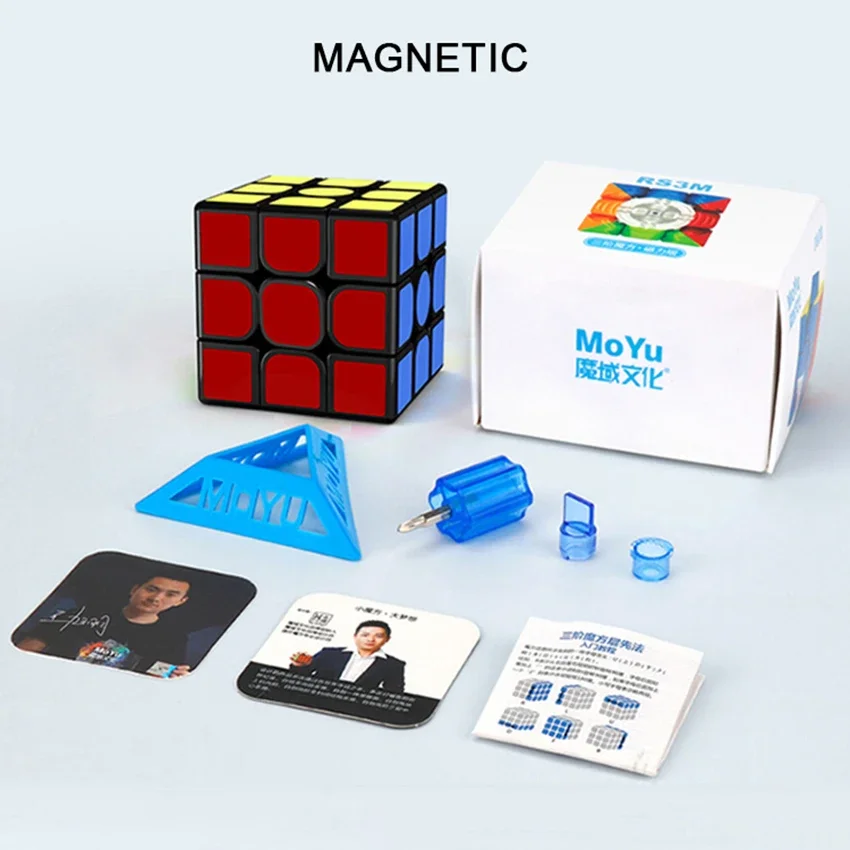 Moyu RS3M 2020 3X3X3 Từ Khối RS3 M 2021 Maglev Chuyên Nghiệp Đồ Chơi Xếp Hình RS3M 2021 cubo Magico RS3 M 2020