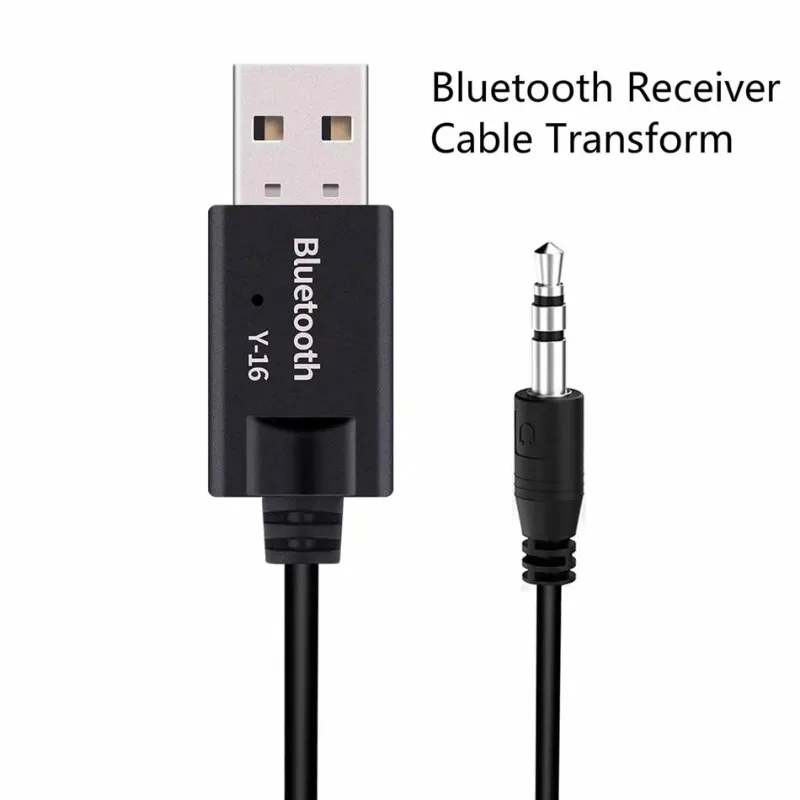 Vikefon bluetooth 5.0 receptor de áudio cabo transformar receptor usb dongle 3.5mm aux jack sem fio cabo adaptador música do carro