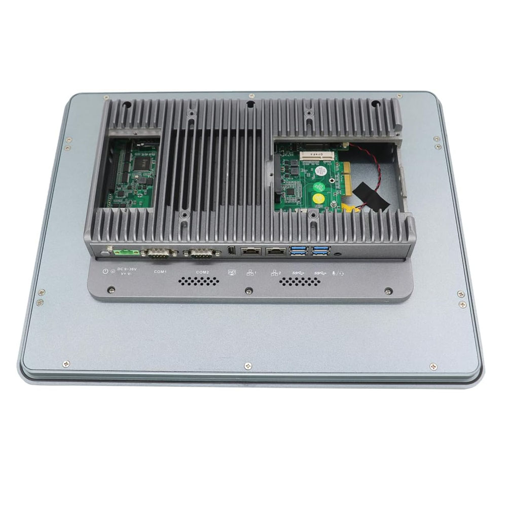 Panel de ordenador resistente al agua de 15 pulgadas, todo en uno, I7, 10810U, I5, 10310U, J6412, CON RS232, DDR4, 2 x LAN, Panel de pantalla táctil Industrial