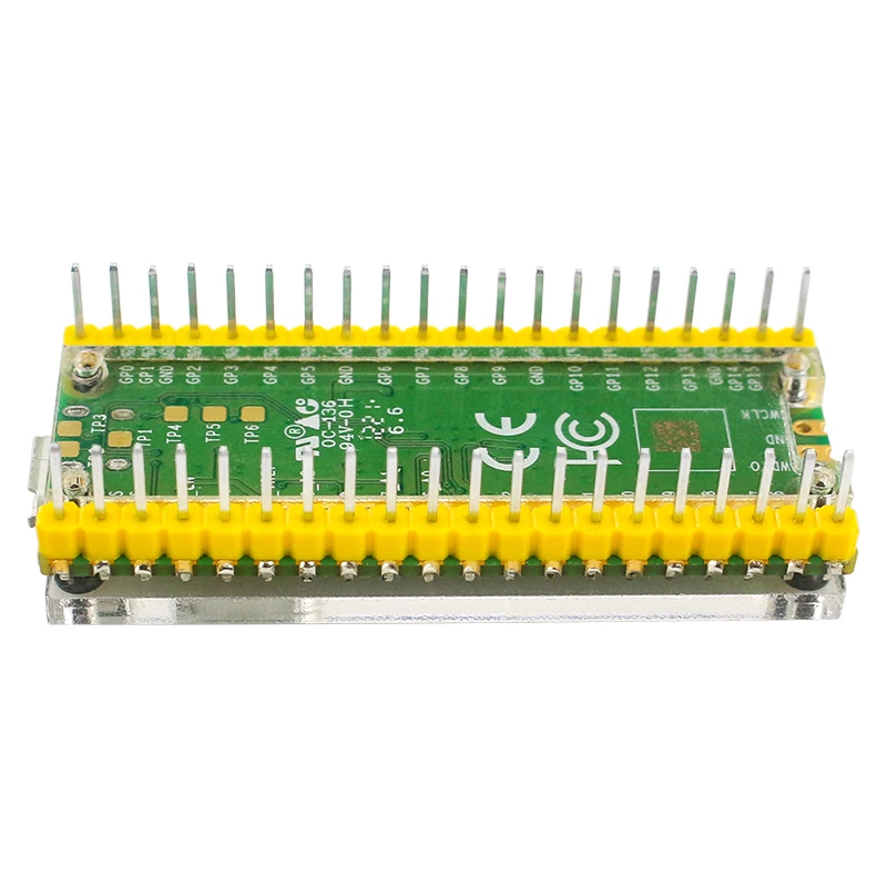 Чехол Raspberry Pi Pico, акриловый прозрачный чехол для Pico Board RP2040, микроконтроллер, микрокомпьютеры Pico W