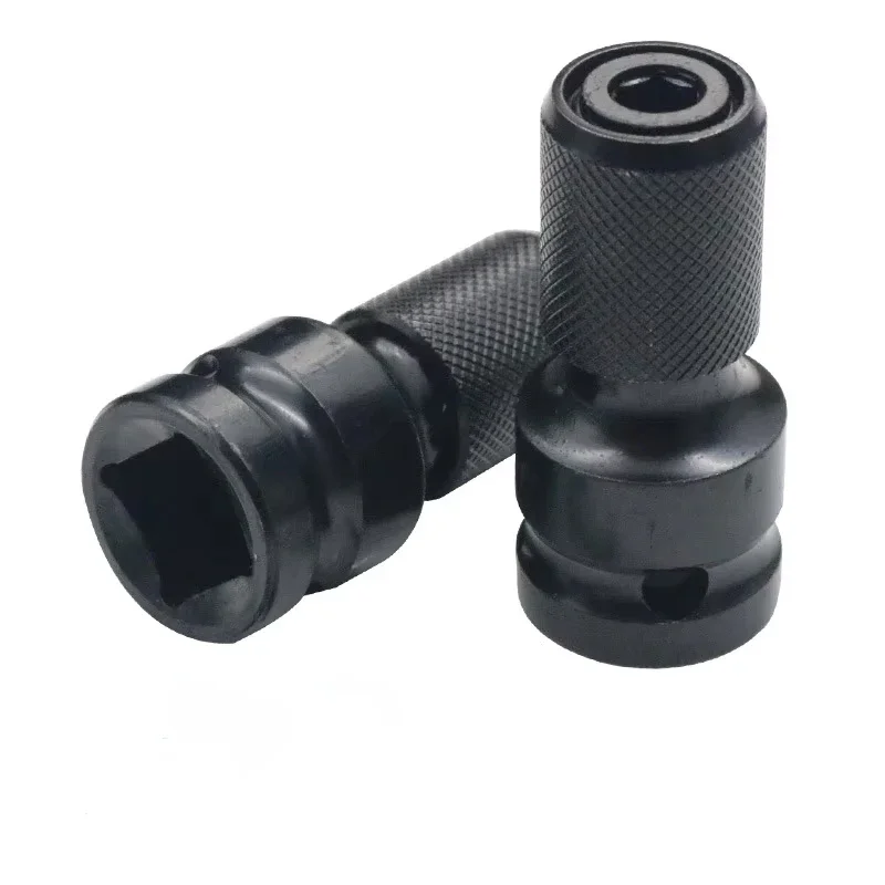 Schnellspanner, 1/2-Zoll-Vierkantantrieb auf 1/4 Zoll Sechskant-Innensechskant-Adapter, Konverter, Spannfutter-Adapter für Schlag- und Ratschenschlüssel