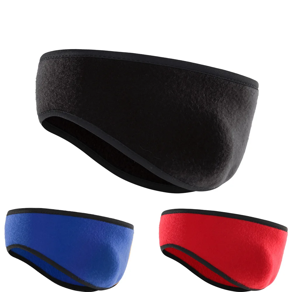 Diadema con protección para los oídos, cinturón de protección para la frente de lana para invierno, deportes, correr y ciclismo, cubierta para la cabeza cálida y resistente al frío
