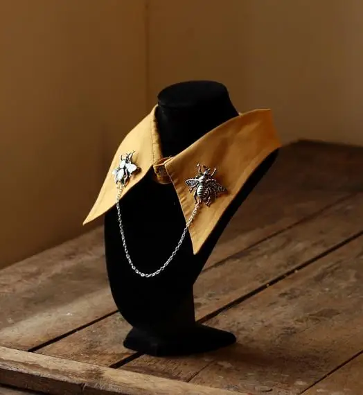 Colar de Corrente com Design de Abelha Feito à Mão, Acório Faion para Uso Casual, Estilo de Lazer Sem Marca