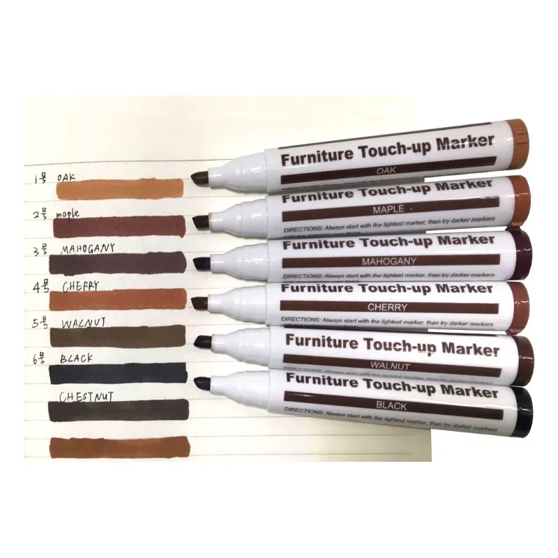 12/17/21 ชิ้นเฟอร์นิเจอร์ Touch Up ชุดเครื่องหมาย amp Filler Sticks ไม้รอยขีดข่วนคืน patch สีปากกาไม้คอมโพสิตซ่อม