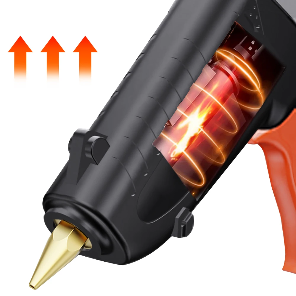 110 V/220 V Heißklebepistole mit Schalter für 11 mm Klebestift, Industrieklebstoff, Heißluftpistole, elektrisches Wärmetemperaturpistolen-Reparaturwerkzeug