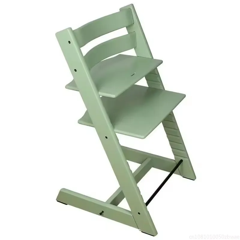 Sillas de comedor, silla de alimentación de bebé, silla alta de comedor de madera maciza para bebé, silla multifuncional para bebé
