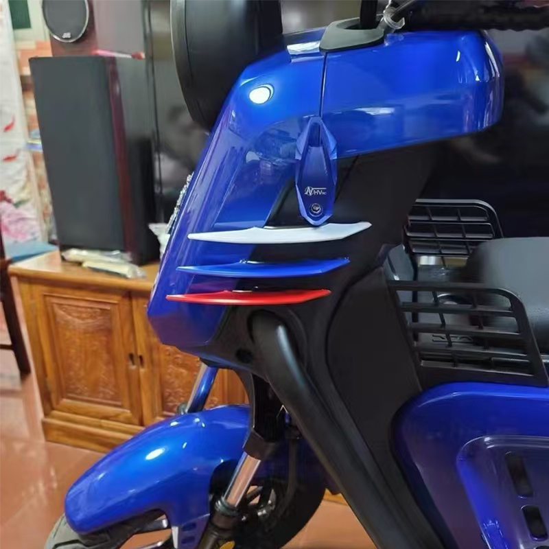 Universele Refit Motorcycle Winglet Aerodynamische Spoiler Dynamische Vleugel Decoratie Sticker Voor Motorfietsen E-bikes Scooters Etc