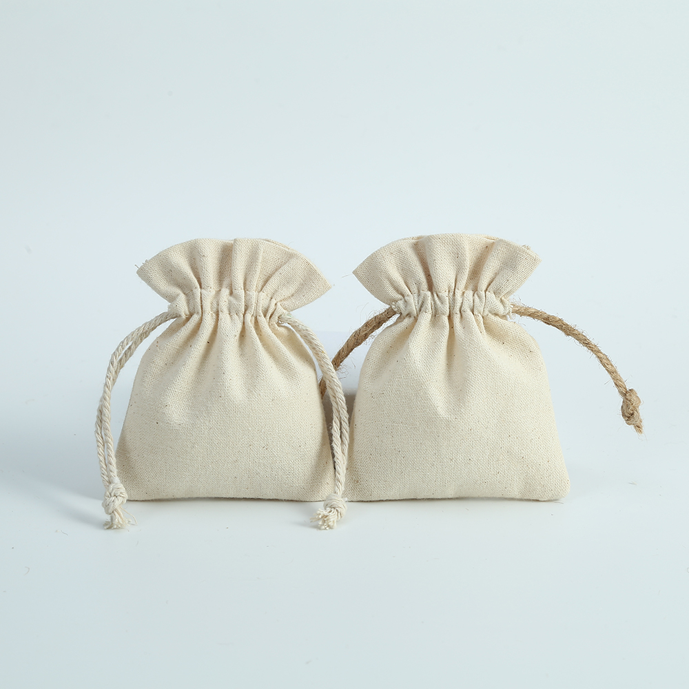 10 ชิ้นผ้าฝ้ายธรรมชาติ Burlap Jute ผ้าใบของขวัญกระเป๋าสําหรับเครื่องประดับสร้อยคอต่างหูแหวนสบู่ Organizer กระเป๋าคริสต์มาสงานแต่งงานโปรดปราน