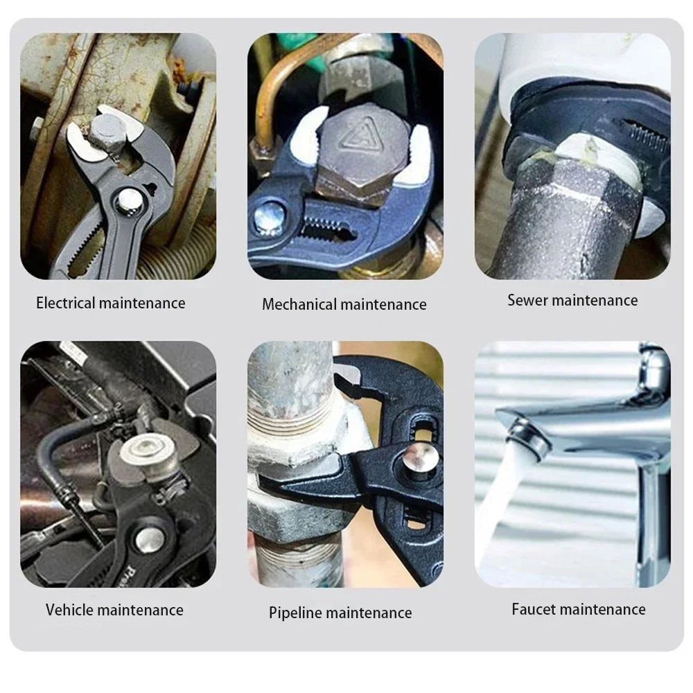 7 10 12 Inch Quick Adjust V-kaak Tong Groef Tang Universele Sanitair Tang Waterpomp Tang voor Sanitair Werk