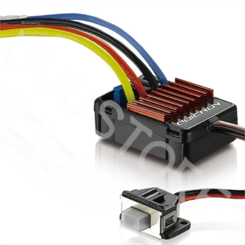 HobbyWing QuicRun 1060 60A 1625 1080 G2 80A Geborsteld Elektronische Snelheidsregelaar ESC Waterdicht Voor 1:10 SCX10 TRX4 TRX6 Redcat