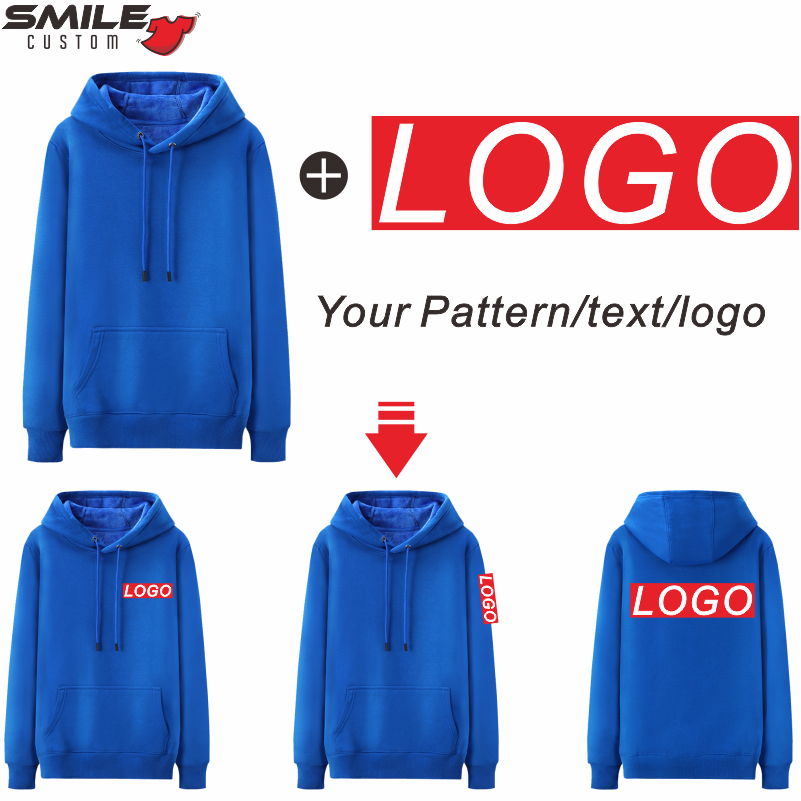 Sudadera con capucha informal para hombre y mujer, 100% de algodón, logotipo impreso personalizado, sudadera de alta calidad, patrón bordado, diseño de equipo, jersey de marca