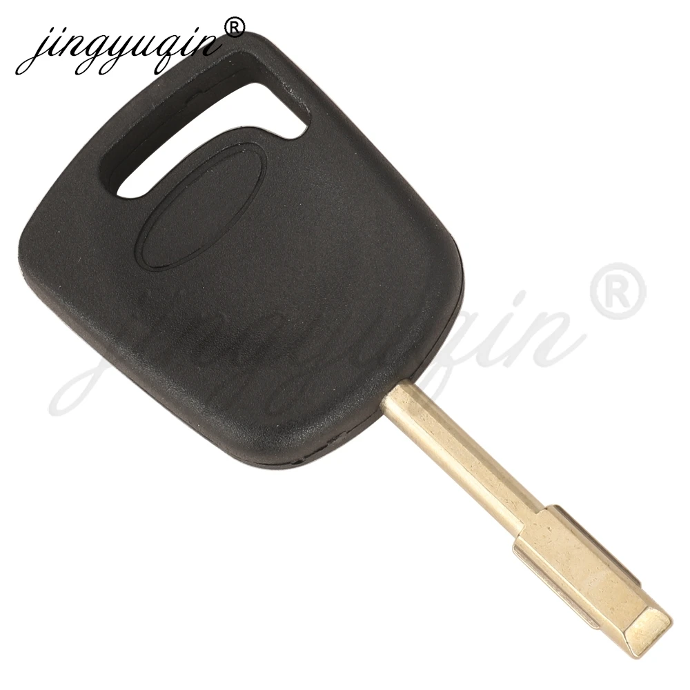 Jingyuqin-funda para llave de coche, 10 piezas, para Ford Focus, Mondeo, Fiesta, Escort, KA Transit, Jaguar XJ8, conectar sin Chip, transpondedor FO21