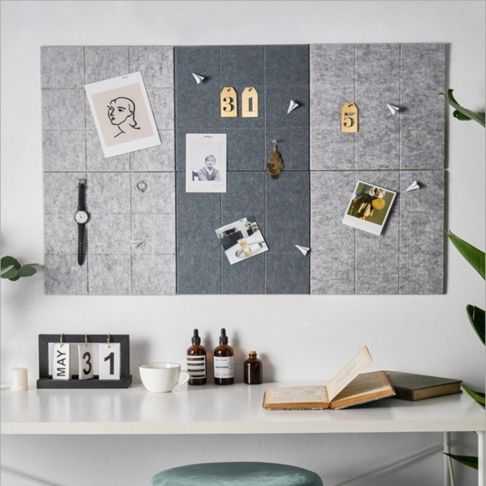 Panel insonorizado, tablero de fondo de fotografía, fondo de mensajes, tablero de alfiler de fieltro para pared, aviso de pintura, obras, tablero de exhibición de fieltro, oficinas