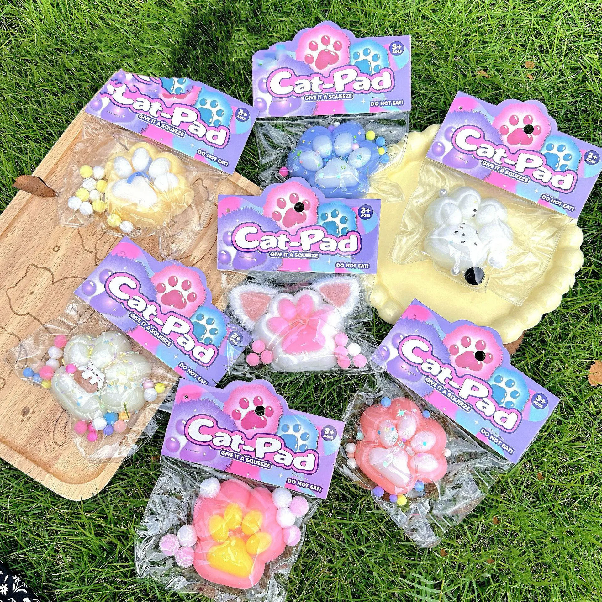 น่ารัก Squishy ตุ๊กตาลูกแมว Antistress เท้า Paws Fidgets ของเล่น Tapa เท้าเด็กผู้หญิงของเล่นเด็กของขวัญ Taba Squishу ผู้ใหญ่ Sensory ของเล่น
