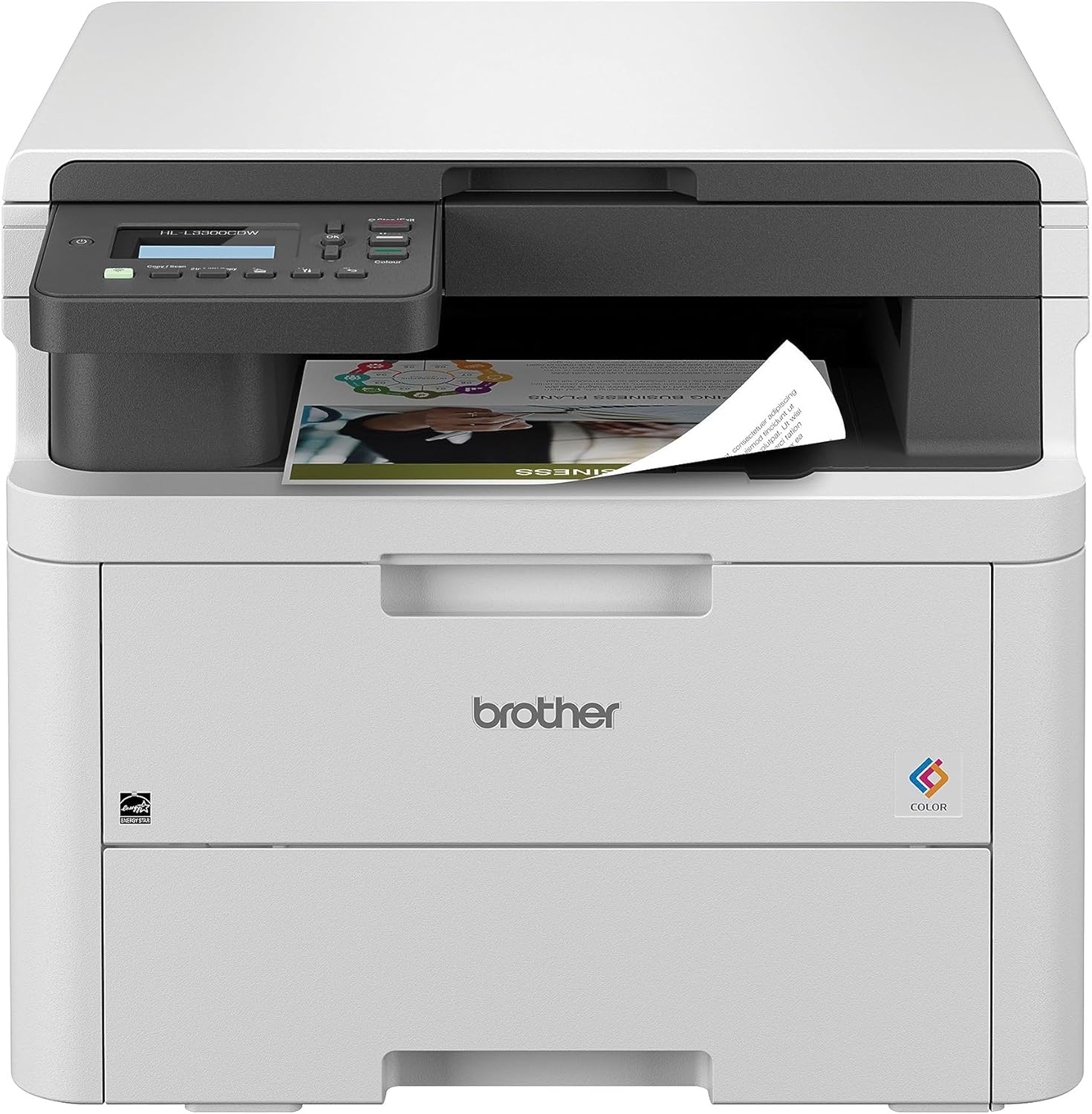 HL-L3300CDW Wireless Digital Color Multi-Function Printer with Laser Quality Output, Copy & Scan, Duplex, Mobile
