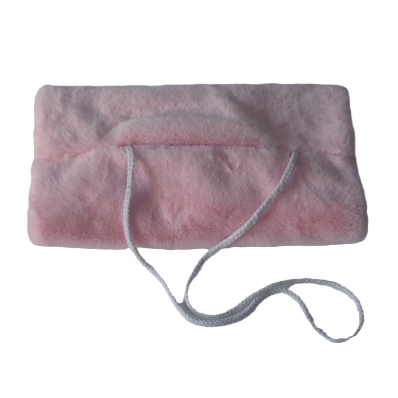 Winter Warm Plush Hand Muff Adult Unisex Cold Weather Hand Warmers with Pocket