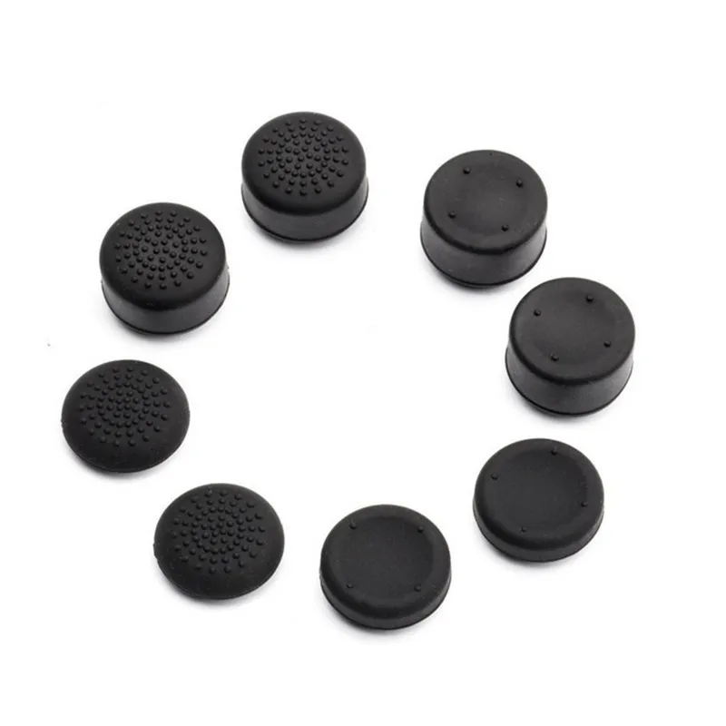 Universal Silicone Analógico Stick Grip Caps, Joystick Gamepad, Polegar Grips Acessórios, Fit para PS4, PS5, Switch Pro, Xbox Controller, 8Pcs
