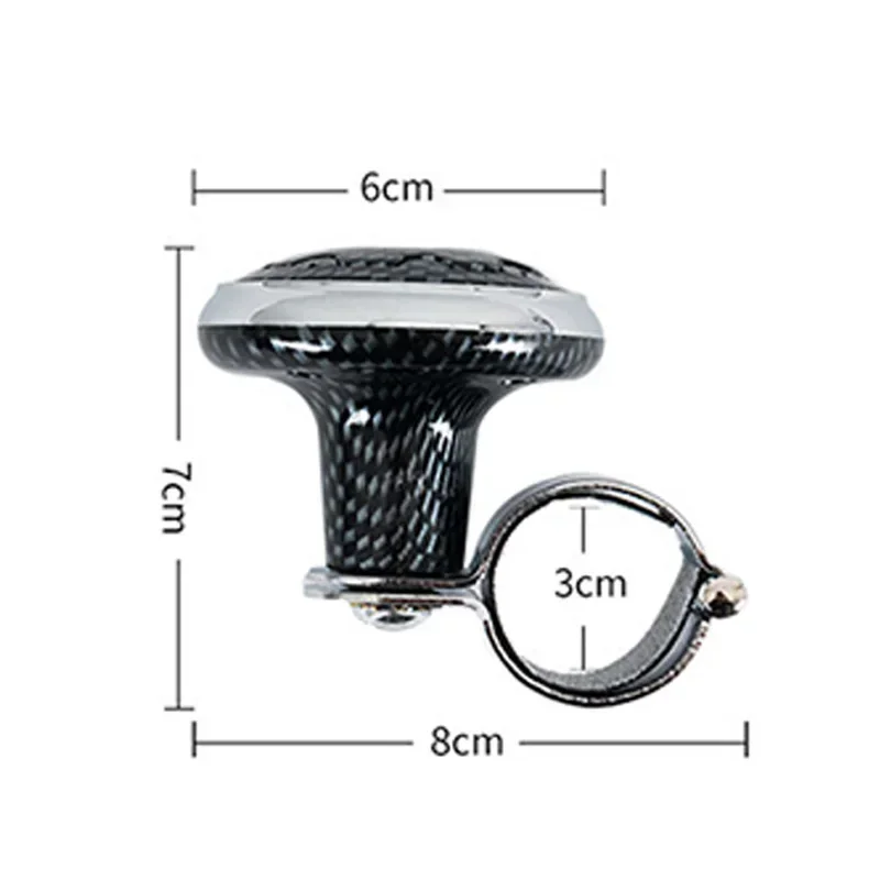 1pc Auto Lenkrad Booster Spinner Knopf Arbeitsersparnis 360 Grad Rotation Ball Drehen Spinner Knopf Lager Power Griff