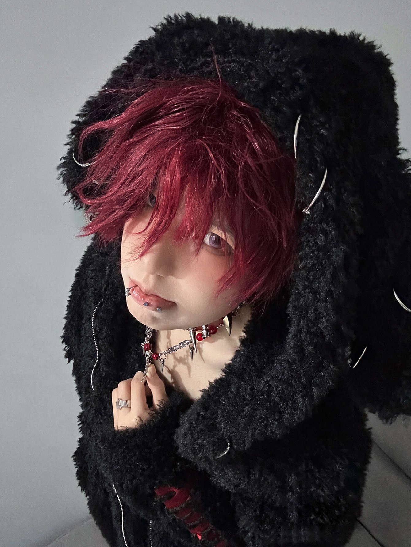 男性または女性のための合成かつら,コスプレスタイル,自然な滑らかな髪,耐熱性,12インチ