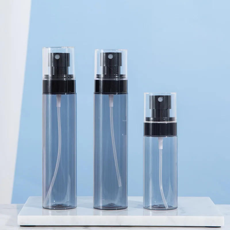 60Ml 80Ml 100Ml Đen Chai Xịt Tinh Sương Phụ Đóng Chai Atomized Du Lịch Di Động Nhỏ Chai Xịt