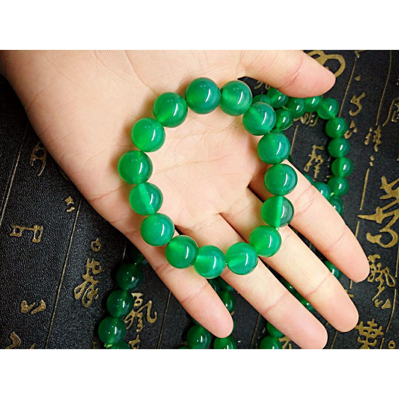 Jade brasil natural alto gelo imperial verde calcedônia ágata pulseira jóias requintadas presente promocional