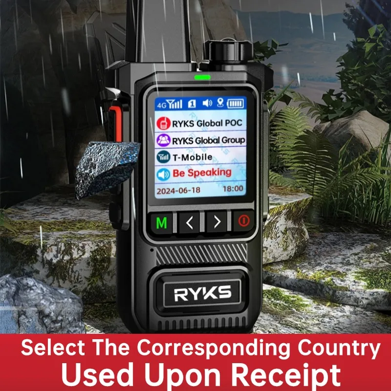 Walkie Talkie Poc Radio Global 4G, 5000Km, largo alcance, Camping, Radioaficionado bidireccional, compatible con Zello Dmr Baofeng Uv5R Quansheng Tk11