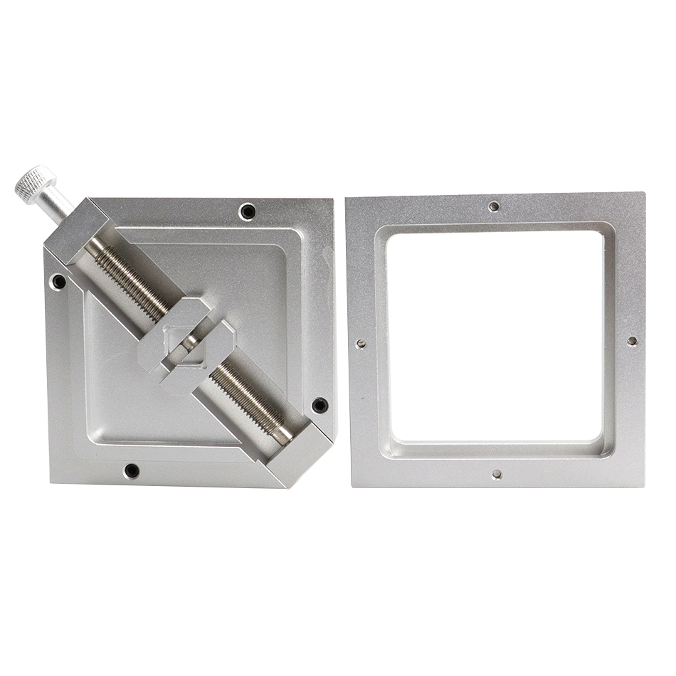 90Mm Bạc Bóng Trồng Bàn BGA Lưới Thép Không Gỉ Bản Mẫu Chân Đế Foxture Đèn Cho Chip PCB Hàn Làm Lại Sửa Chữa Đèn