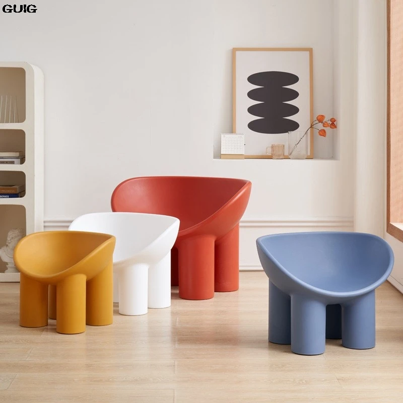 GUIG Elephant Legs Nordic Wind Light Luxury Lazy Chair Designer Home Creative Single Sofa Chair Balcony Network Red Lazy Chair