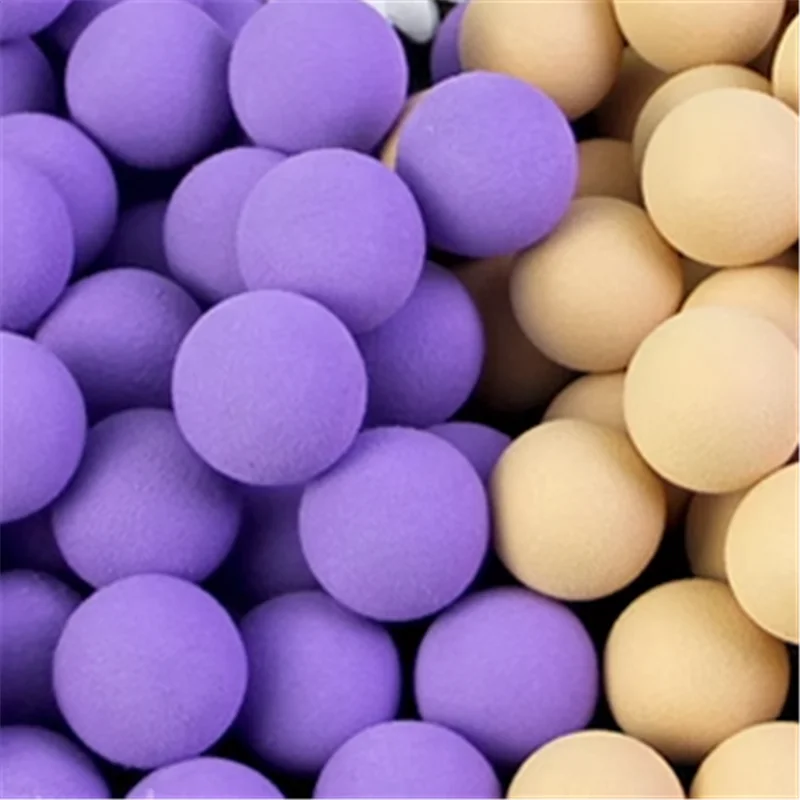50pcs 10 Colors 25mm Colorful EVA Foam Soft Sponge Balls For Practice