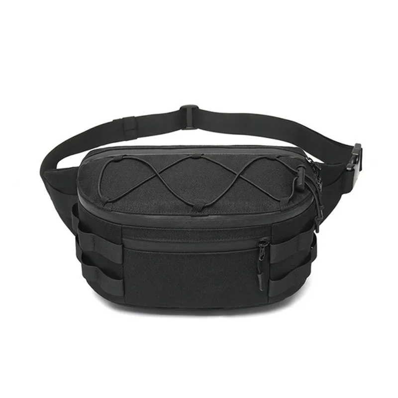 OZUKO Torba na klatkę piersiową Antykradzieżowa Torba na ramię Męska Torba Sling z Ładowaniem USB Torba Kurierska Podróżna Wodoodporna Torba Crossbody