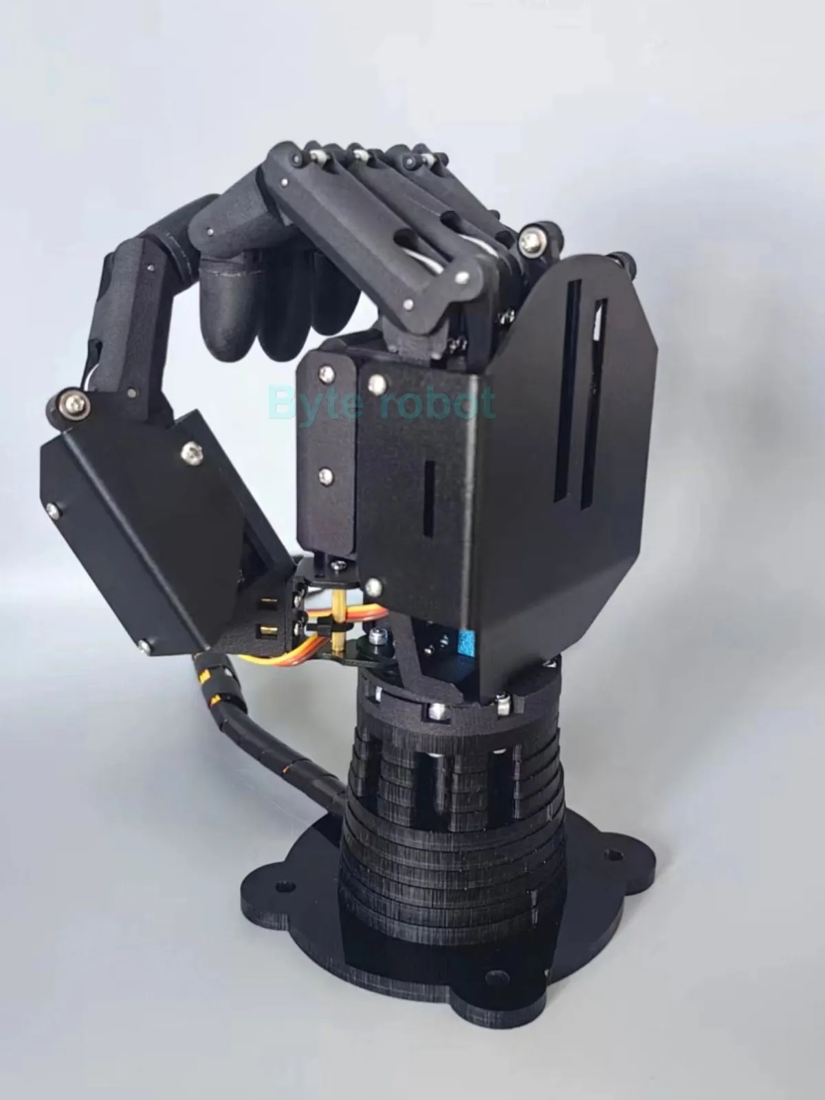 6 Dof Robot Hand with Five Fingers Servo Control Left Right Bionic Palm Assembled Gripper Claw for Programmable Robot Hand Kit