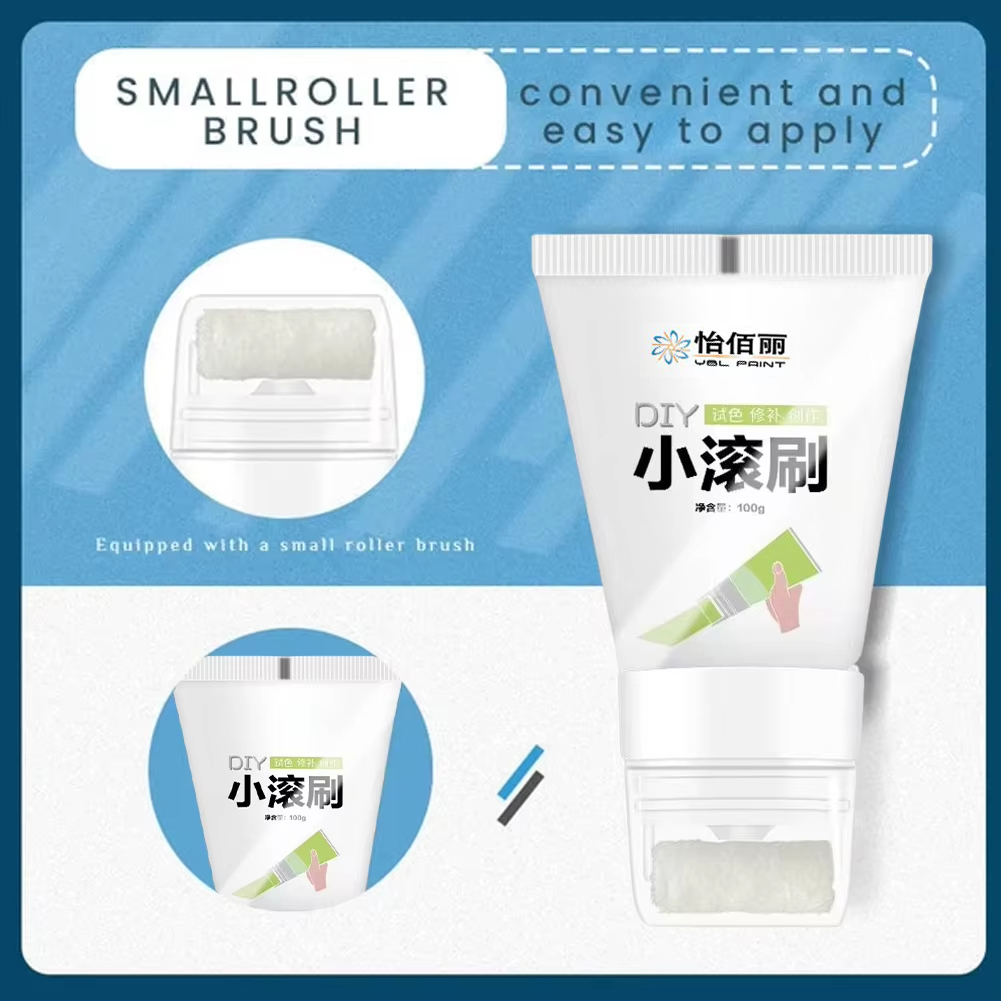 100g Witte Muur Reparatie Pasta Roller DIY Patchen Muur Latex Verf Gipsplaten Repaint Borstel Verwijderen Vlekken Graffiti Woonaccessoires