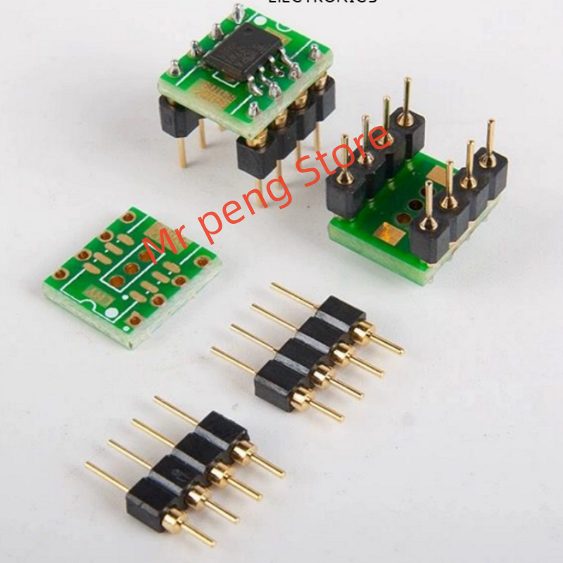 10 stücke Neue original SOIC8 zu in-line DIP-8 pin op amp umwandlung bord zu PCB vergoldet pin