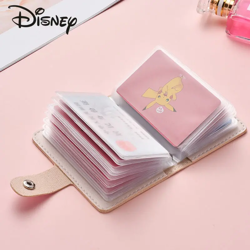 Disney's New Women's Card Bag Fashionable and High Quality Multi Slot Credit Card Storage Bag Popular Multi Function Card Case