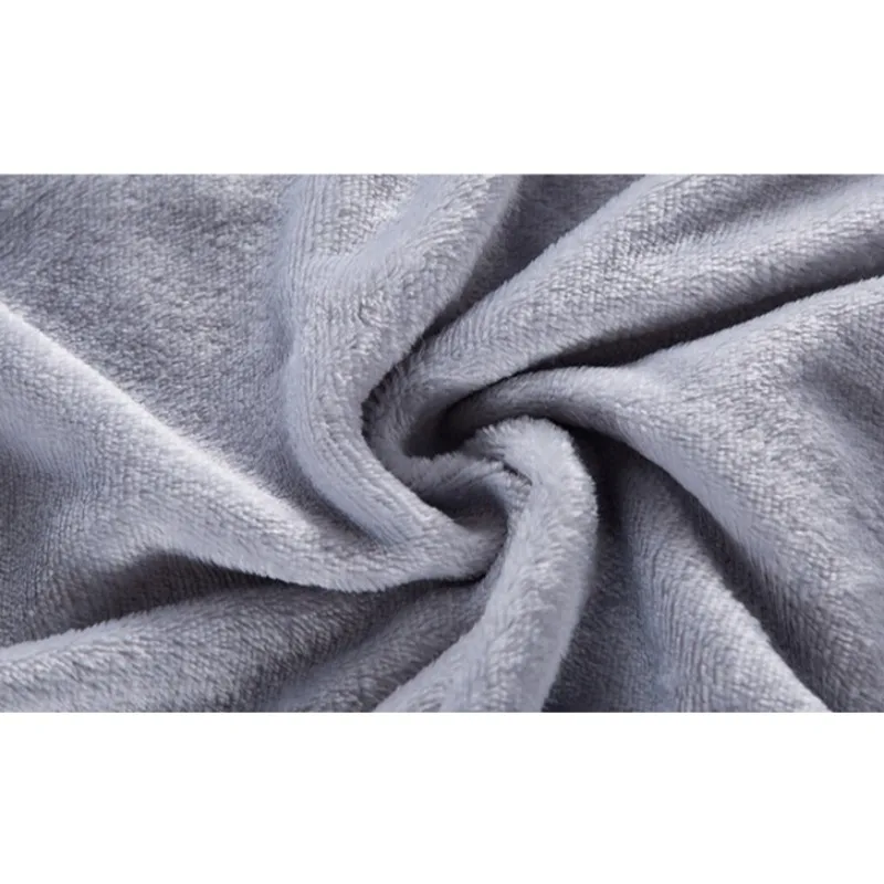 2025 new solid color simple plush blanket multi-functional Farley plush thickened warm blanket