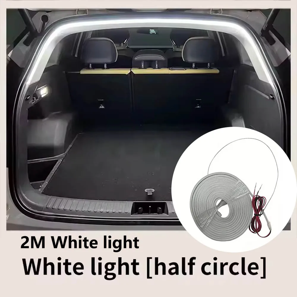 Éclairage de coffre de voiture haute luminosité, lumière ambiante, décoration intérieure, câblage LED, détection automatique gratuite, bande lumineuse pour hayon