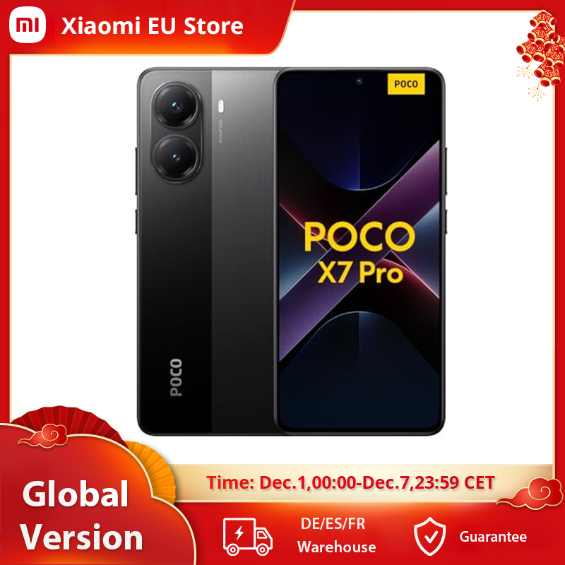 POCO-Smartphone X7 Pro, Version Globale, Dimrespondante 8400-Ultra, 6000mAh, 90W