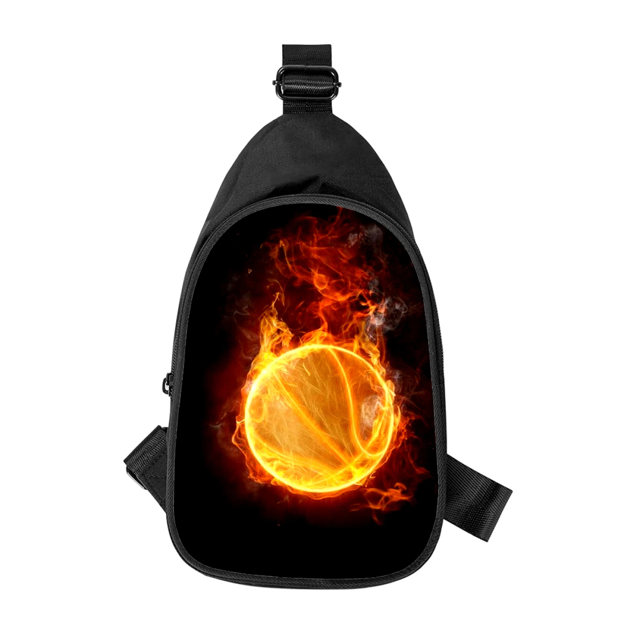 Basketball 3D Druck Neue Männer Kreuz Brust Tasche Diagonal Frauen Schulter Tasche Mann Schule Taille Pack Männliche brust pack