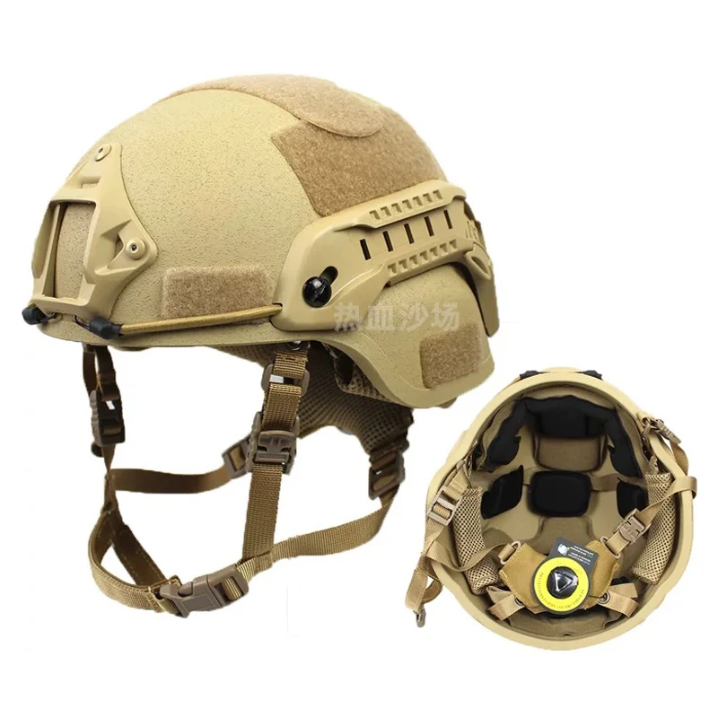 MICH2000 戦術ヘルメット特殊作戦トレーニング NIJ IIIA ウェンディサスペンションパッド弾道ヘルメット安全保護