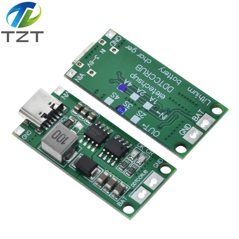 Multi-Cell 2S 3S 4S Type-C To 8.4V 12.6V 16.8V Step-Up Boost LiPo Polymer Li-Ion Charger 7.4V 11.1V 14.8V 18650 Lithium Battery